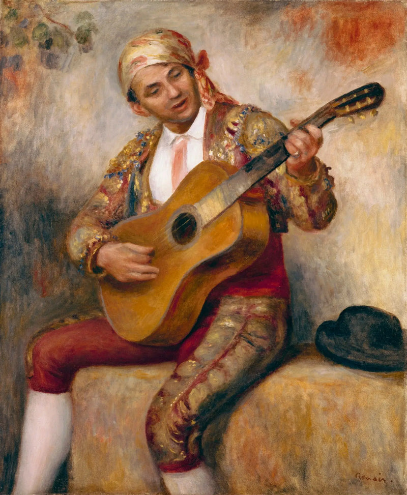 Den spanska gitarristen - Pierre-Auguste Renoir