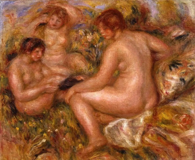 Tre badare - Pierre-Auguste Renoir