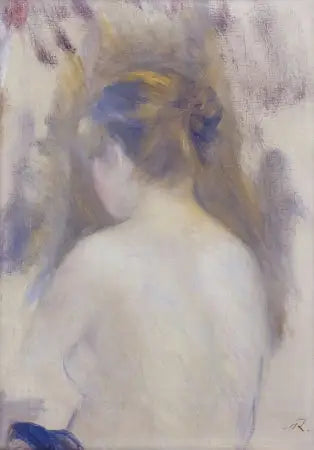 Reproduction du tableau « Femme vue de dos - Pierre-Auguste Renoir » par Alpha Reproduction en peinture à l’huile
