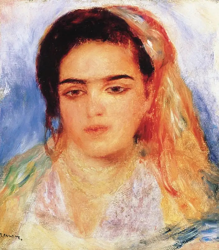 Ung algerisk flicka - Pierre-Auguste Renoir