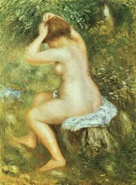 En badare - Pierre-Auguste Renoir