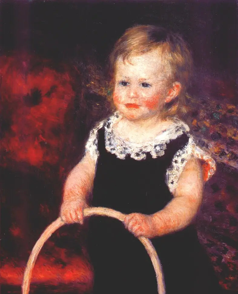 Barnet med hula-hoop - Pierre-Auguste Renoir