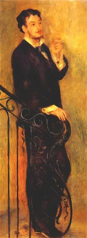 Man på en trappa - Pierre-Auguste Renoir