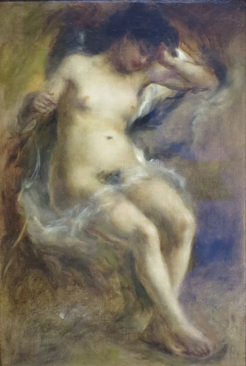 Nu sitter - Pierre-Auguste Renoir