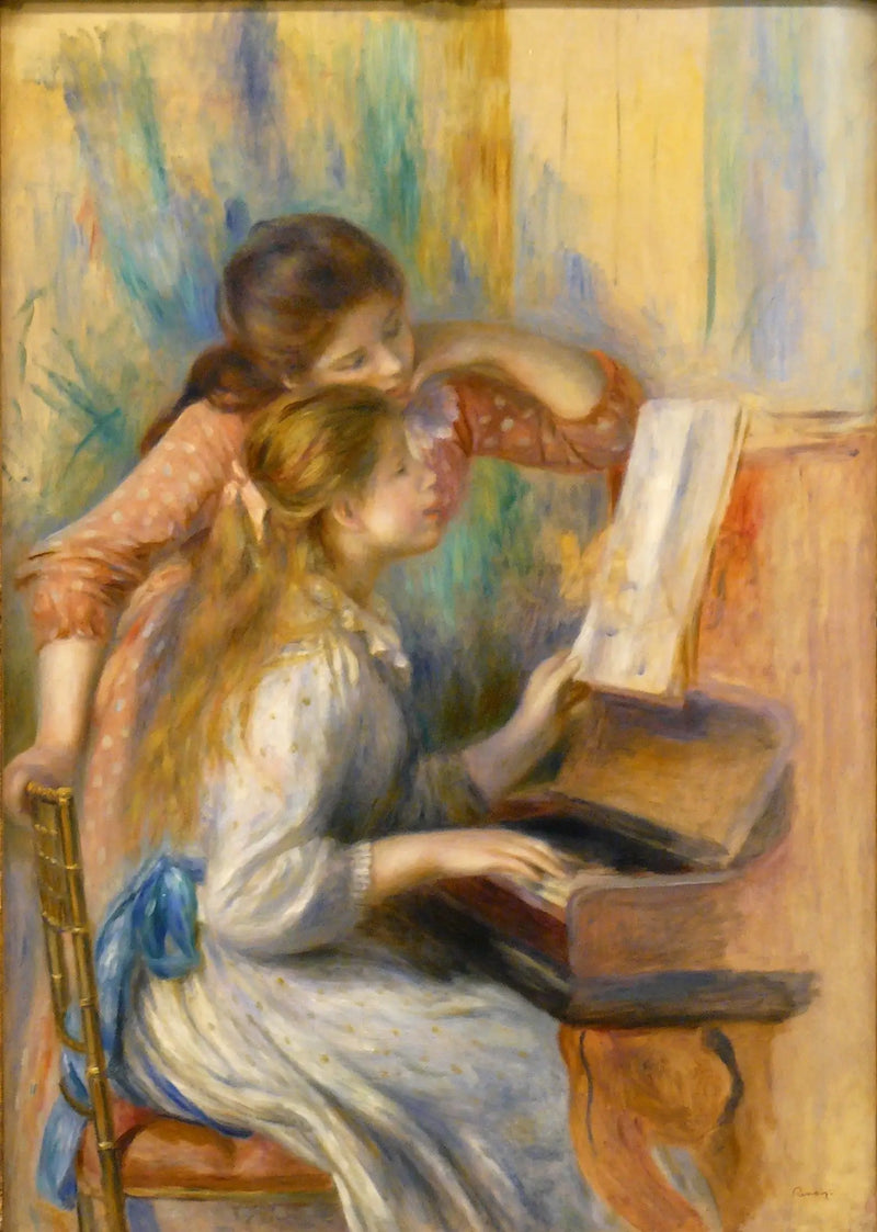 Ungdomar vid pianot - Pierre-Auguste Renoir