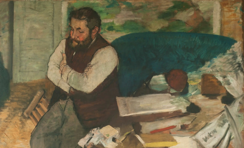 Porträtt av Diego Martelli - Edgar Degas