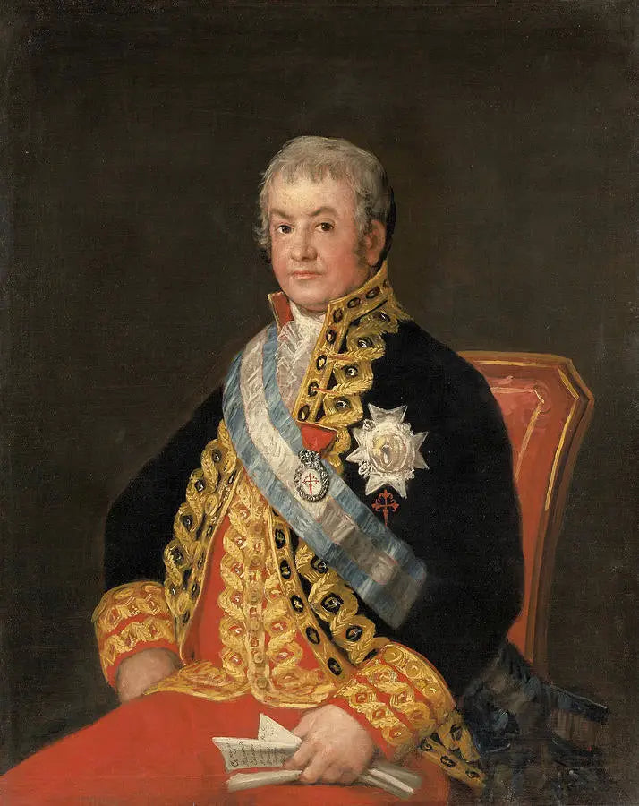 Porträtt av José Antonio Marqués de Caballero - Francisco de Goya