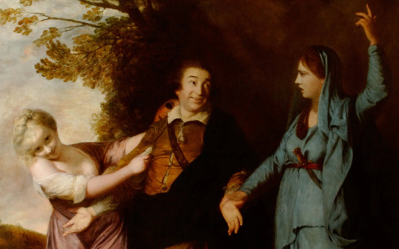 David Garrick mellan tragedi och komedi - Joshua Reynolds