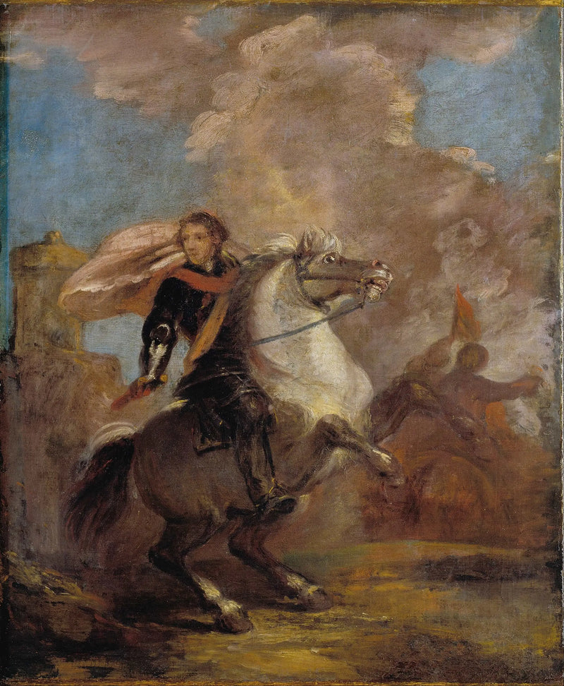En ryttande officer - Joshua Reynolds