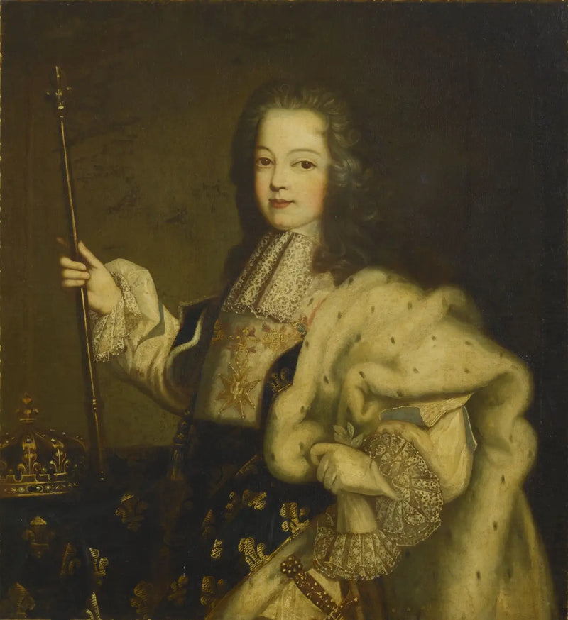 Louis XV, Frankrikes kung (1710-1774) - Hyacinthe Rigaud
