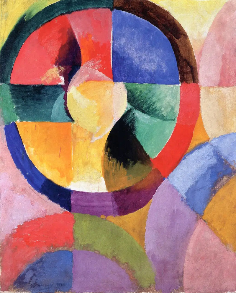 Cirkulära former, Sol no. 1 - Robert Delaunay