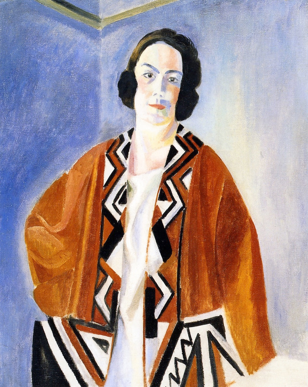 Reproduction du tableau « Portrait d'Hélène Marre - Robert Delaunay » par Alpha Reproduction en peinture à l’huile