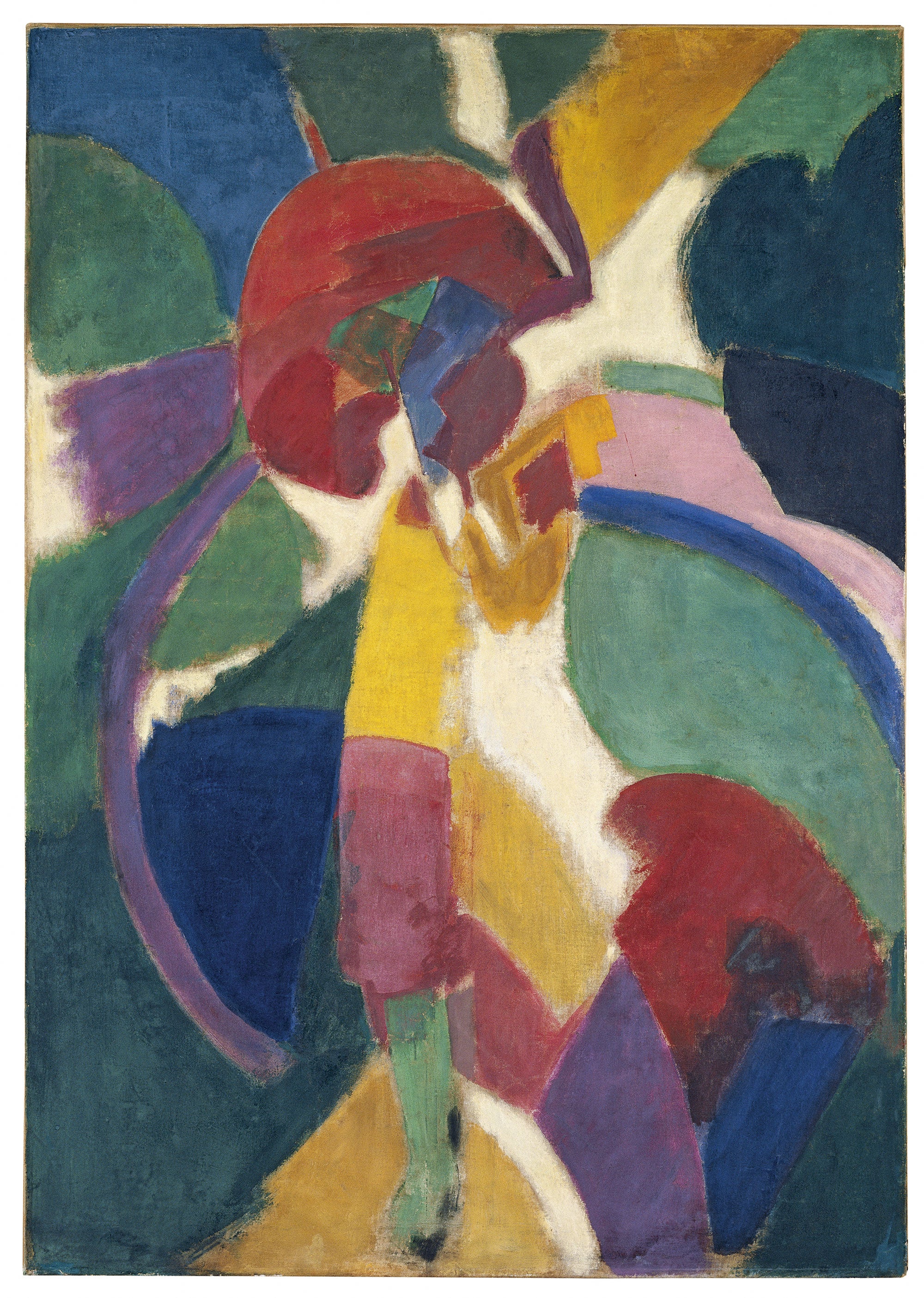 Reproduction du tableau « La femme à l'ombrelle - Robert Delaunay » par Alpha Reproduction en peinture à l’huile