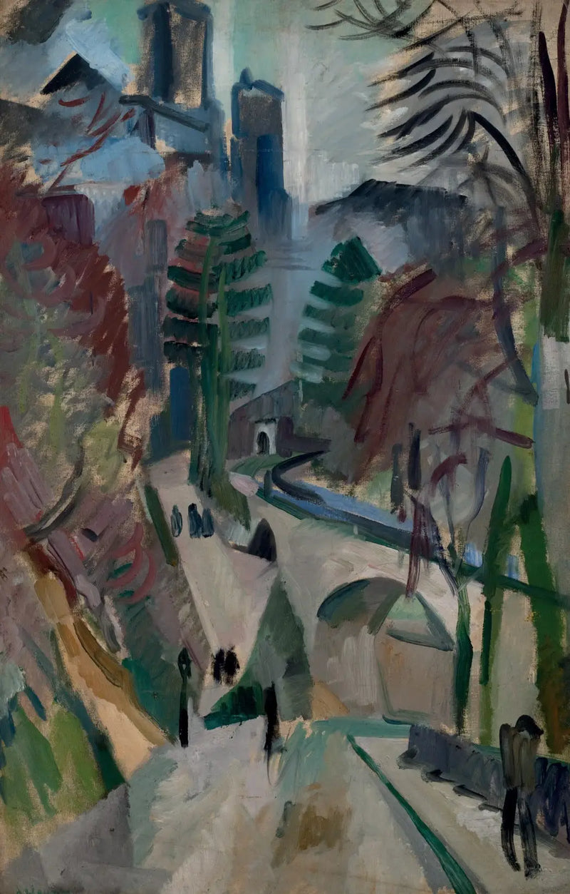 Landskap av Laon - Robert Delaunay