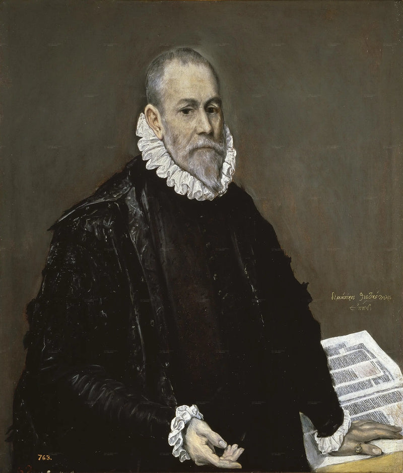 Porträtt av Rodrigo de la Fuente - El Greco