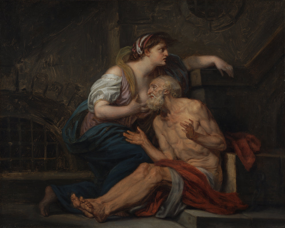 Cimon et Pero: « La charité romaine » - Jean-Baptiste Greuze - Alpha Reproduction