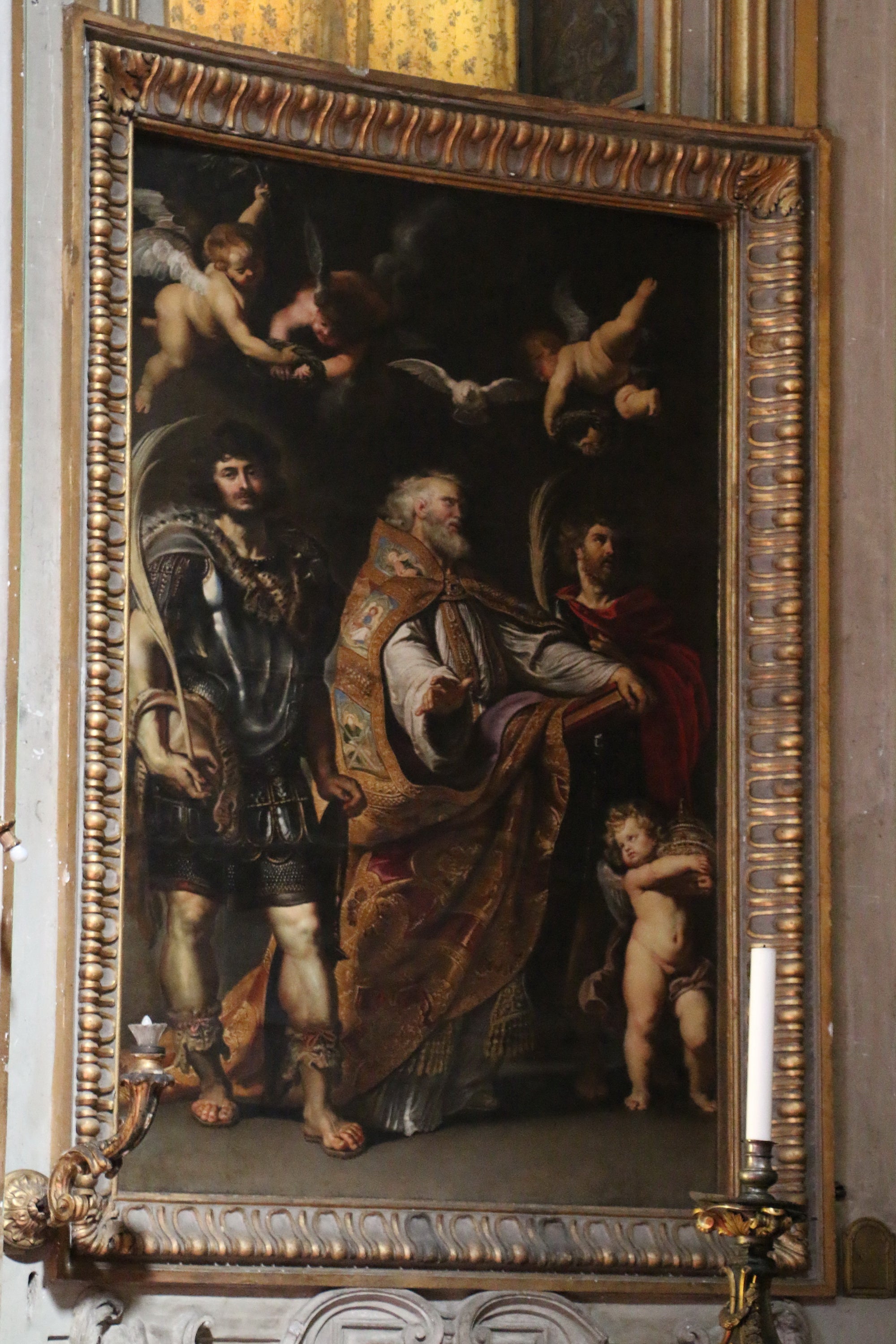 Gregorio med Mauro och Papia - Peter Paul Rubens