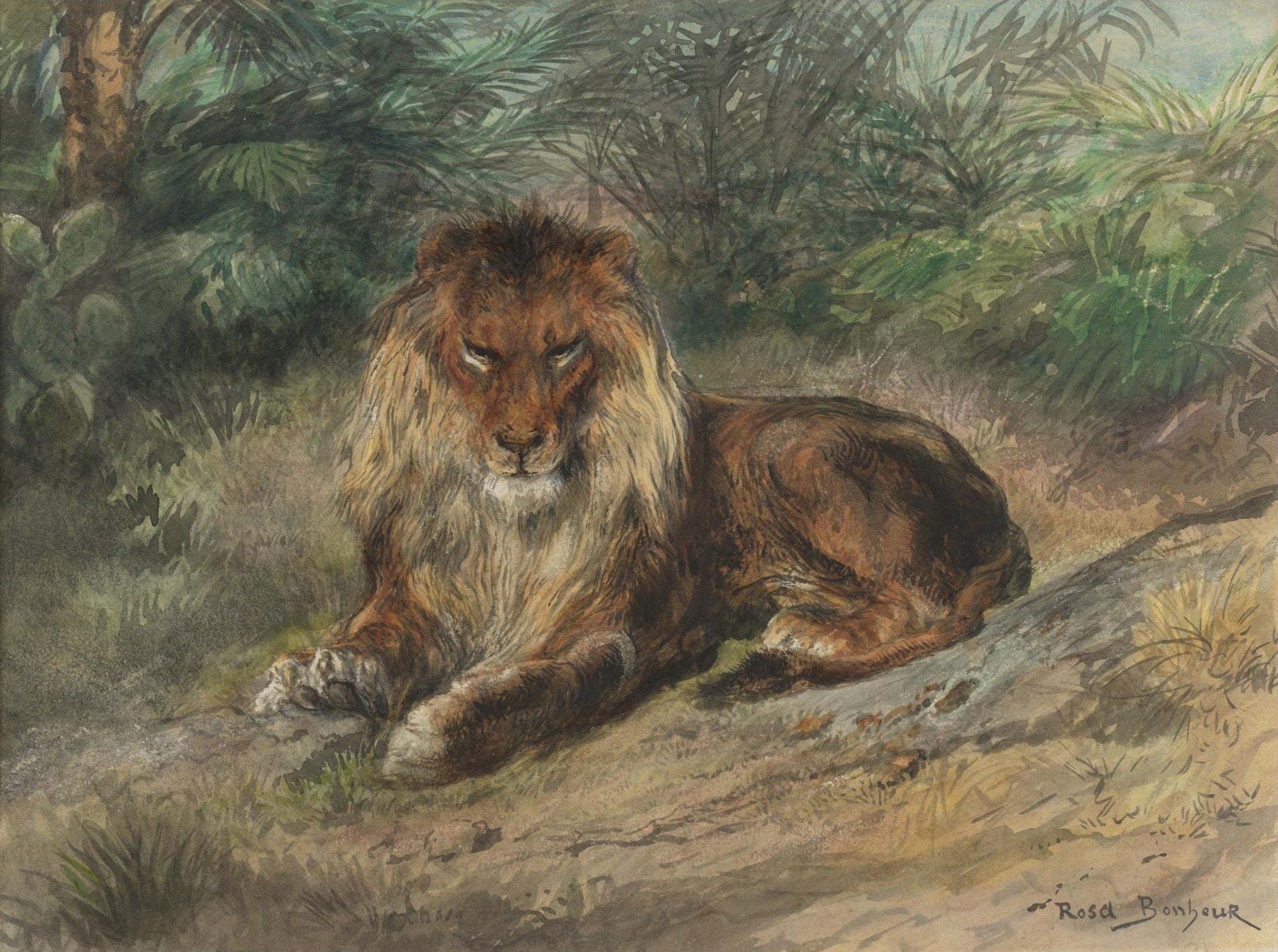 Le vieux monarque - Rosa Bonheur
