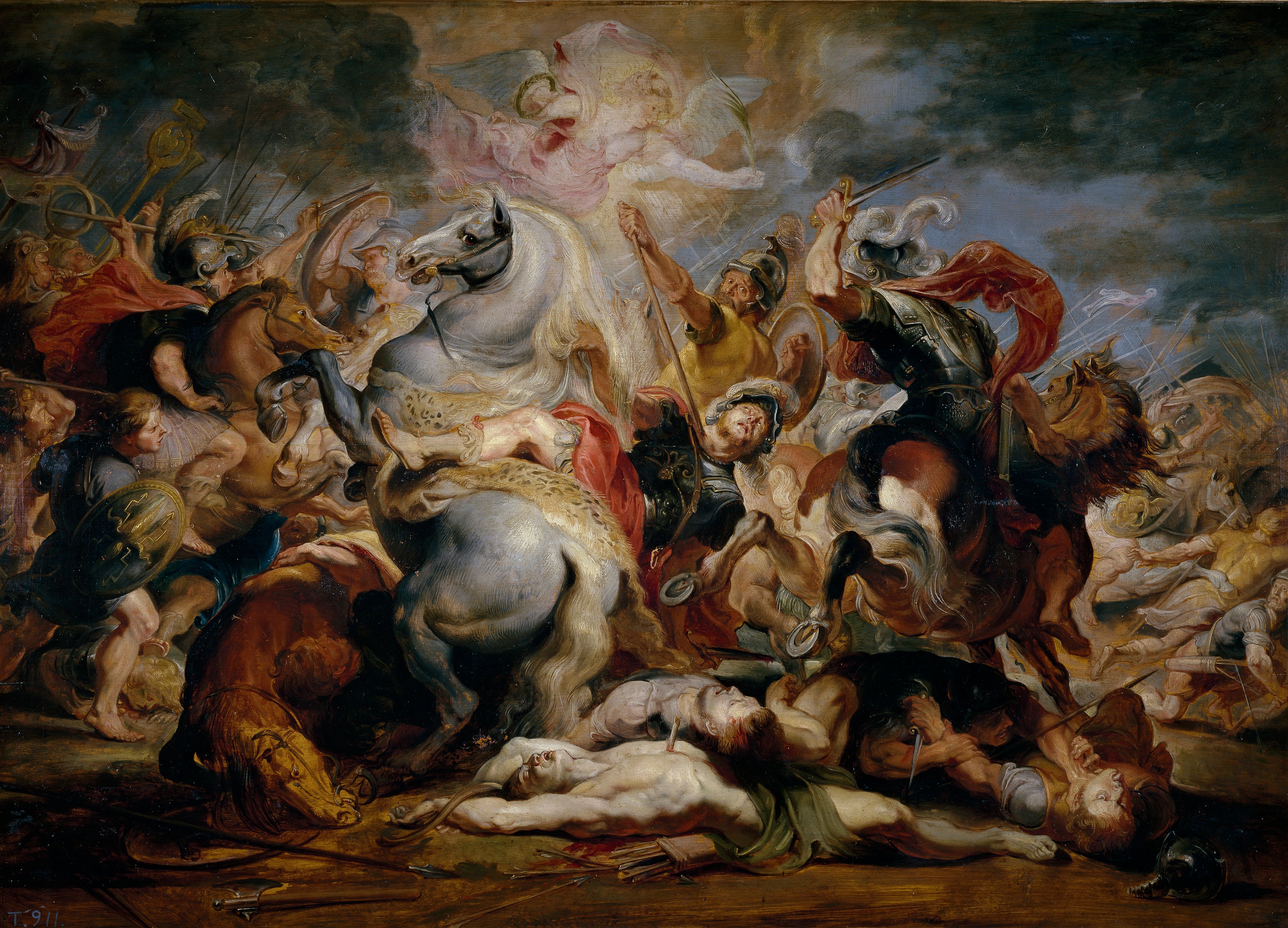 Konsul Decius död - Peter Paul Rubens