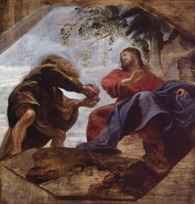 La tentation du Christ - Peter Paul Rubens - Alpha Reproduction