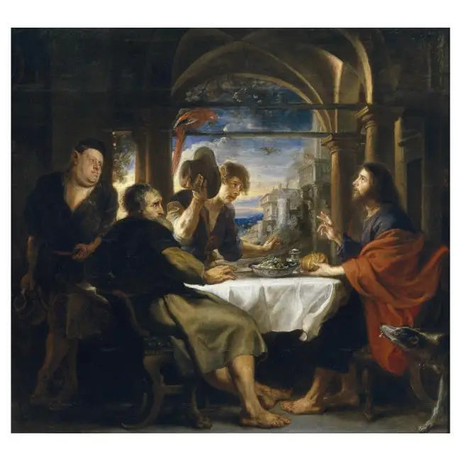 Emmausmåltiden - Peter Paul Rubens