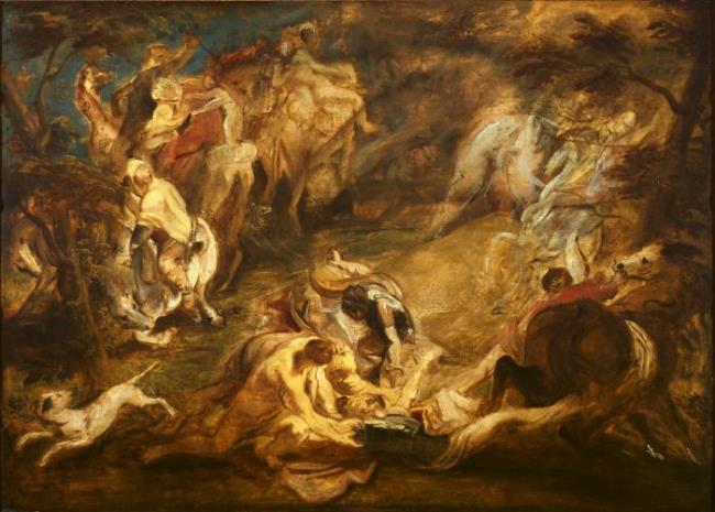 Konversion av helige Paulus - Peter Paul Rubens