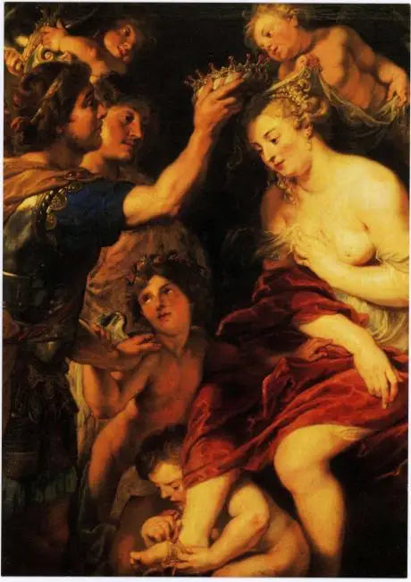 Alexandre och Roxane - Peter Paul Rubens