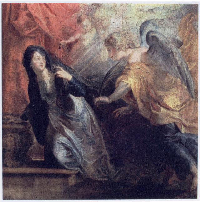 Dödsbudskapet till Jungfru Maria - Peter Paul Rubens