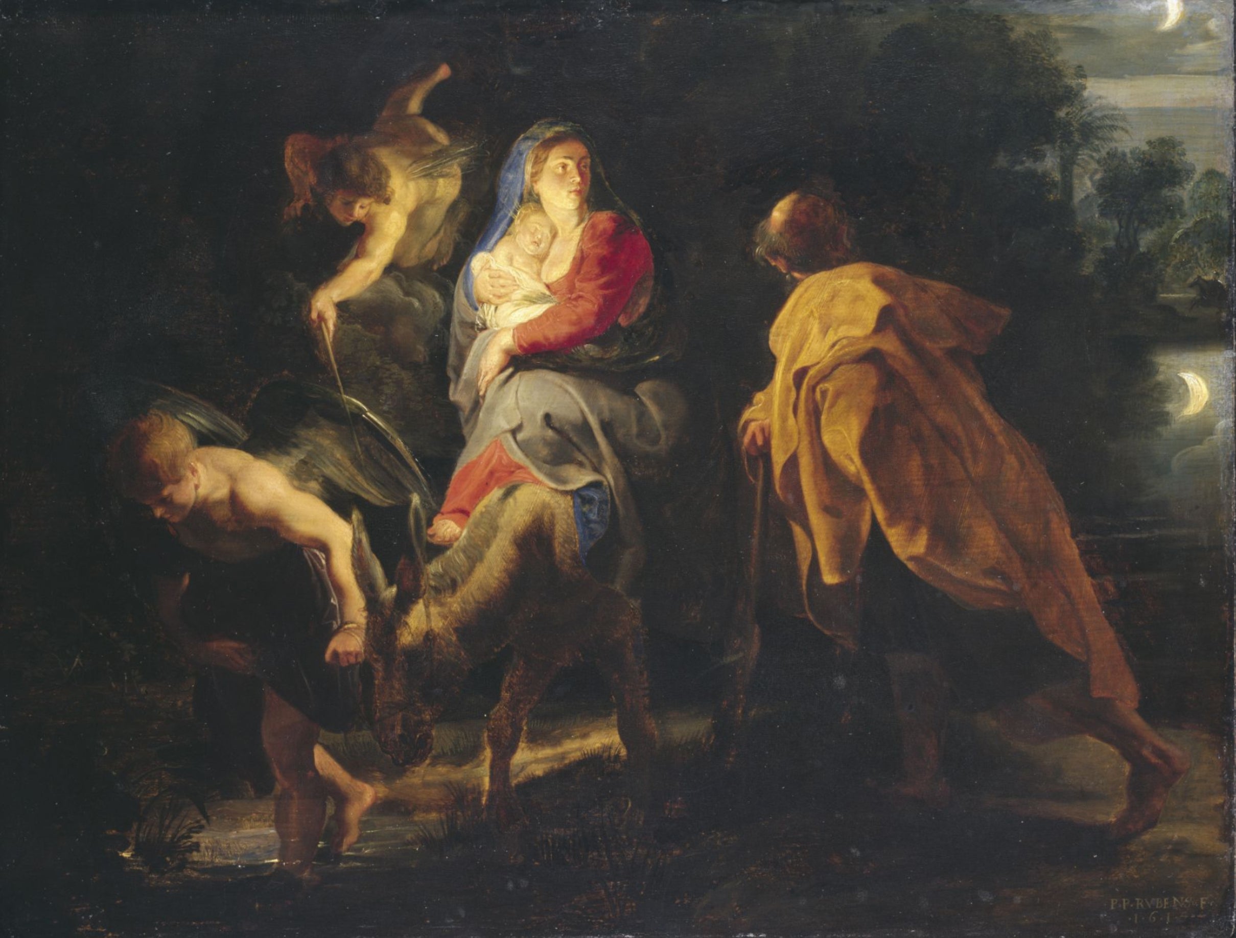 Flykten till Egypten - Peter Paul Rubens
