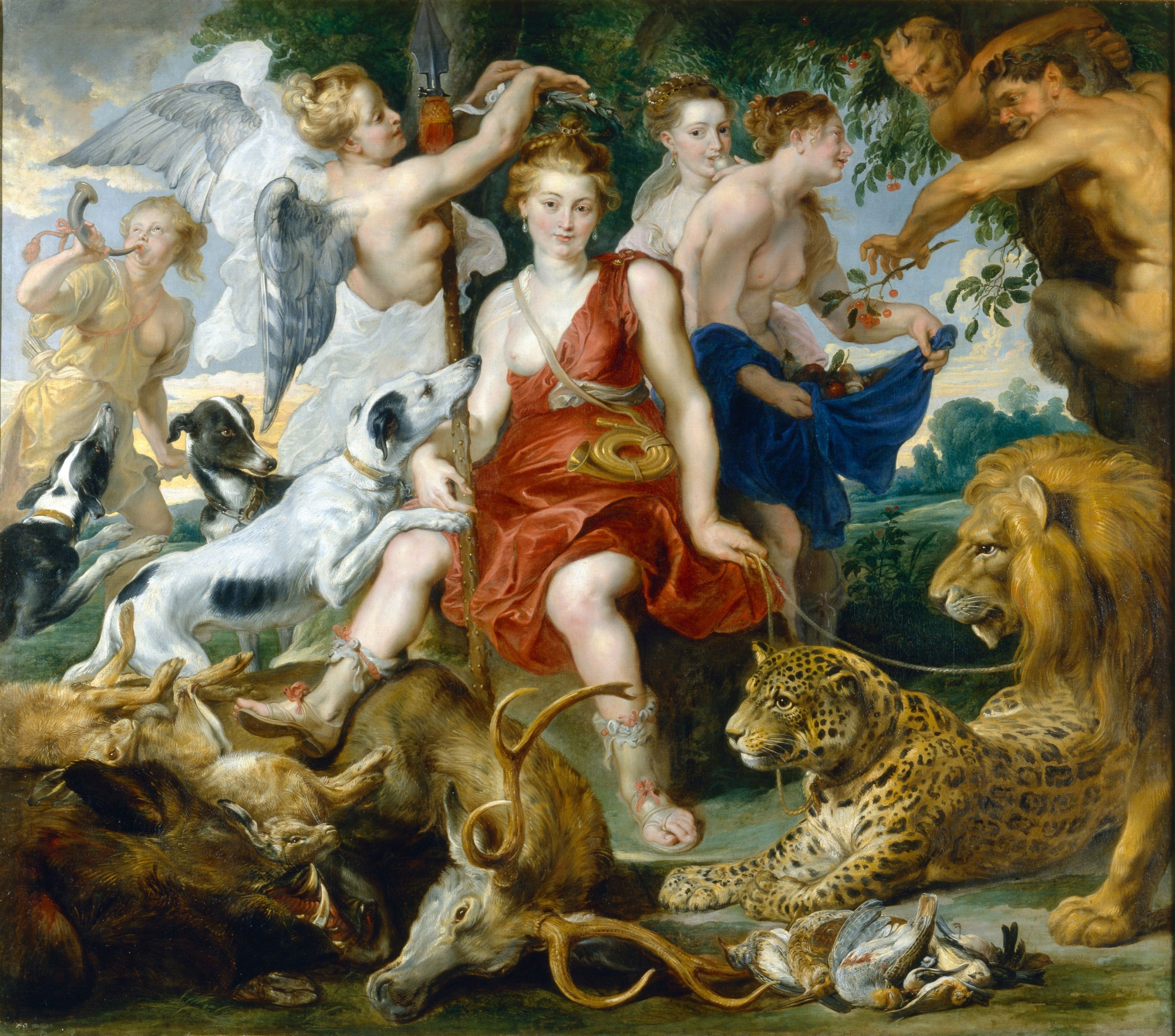 Le couronnement de Diana - Frans Snyders