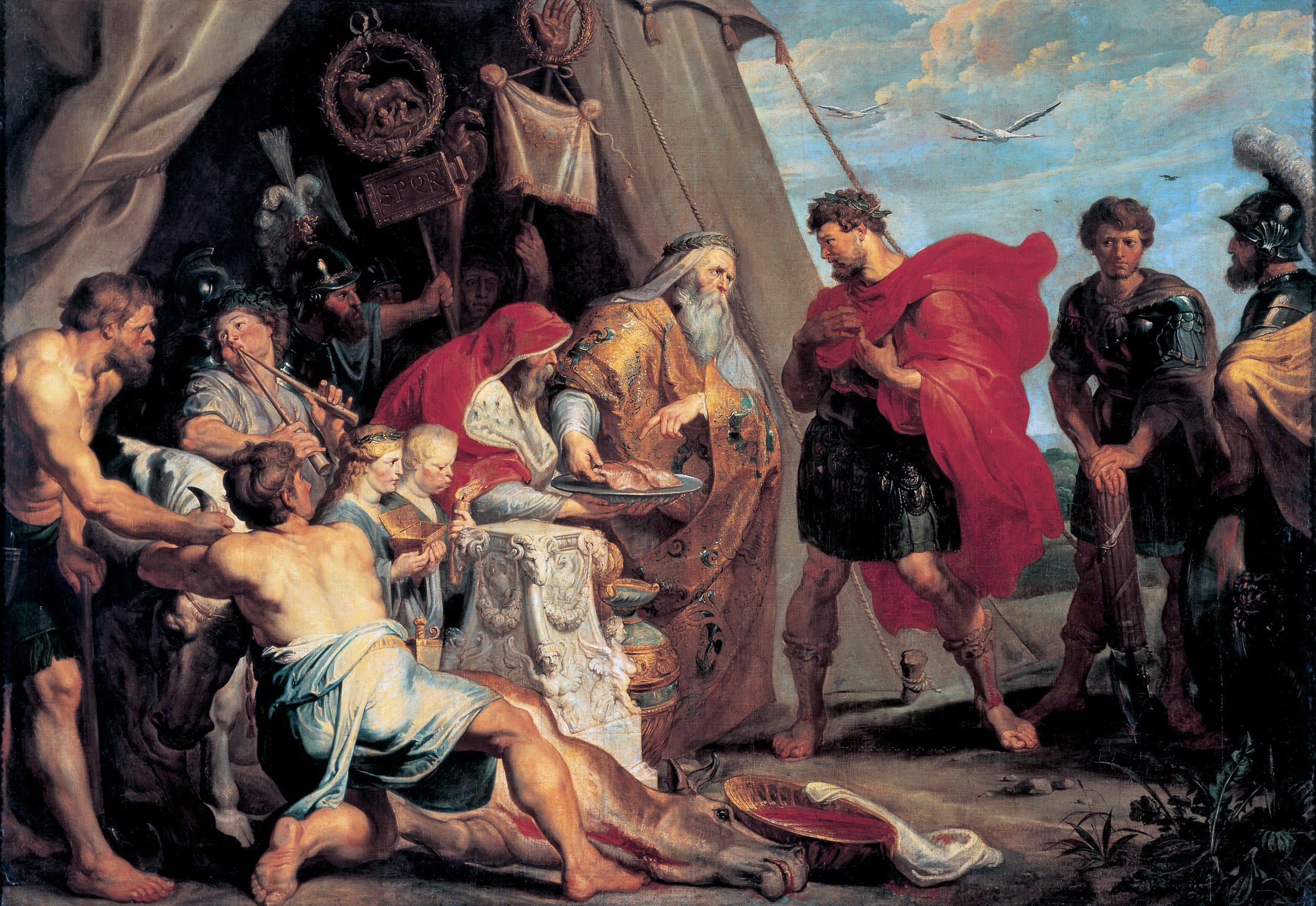 Tolkningen av offret - Peter Paul Rubens