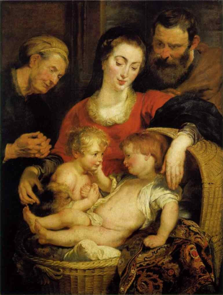 Madonnan med korgen - Peter Paul Rubens