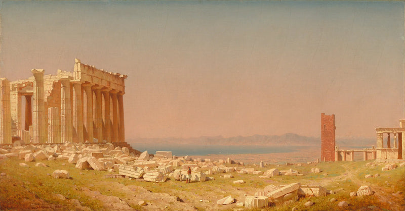 Parthenonruiner - Sanford Robinson Gifford