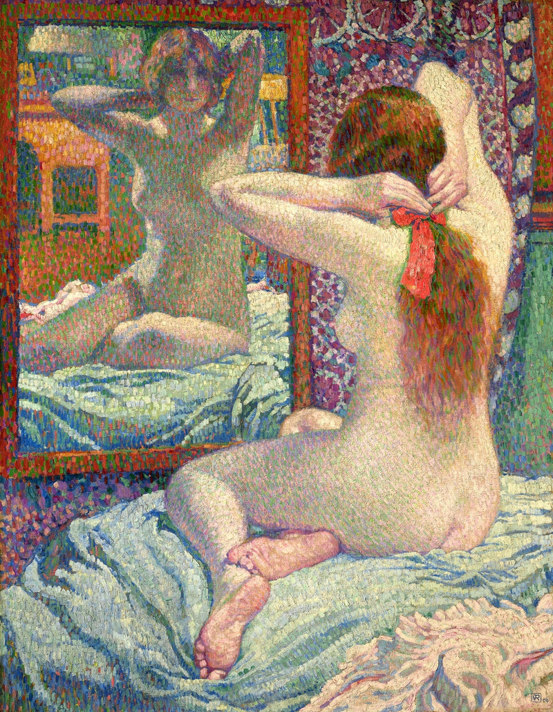 Den skarlagensröda bandet - Théodore van Rysselberghe