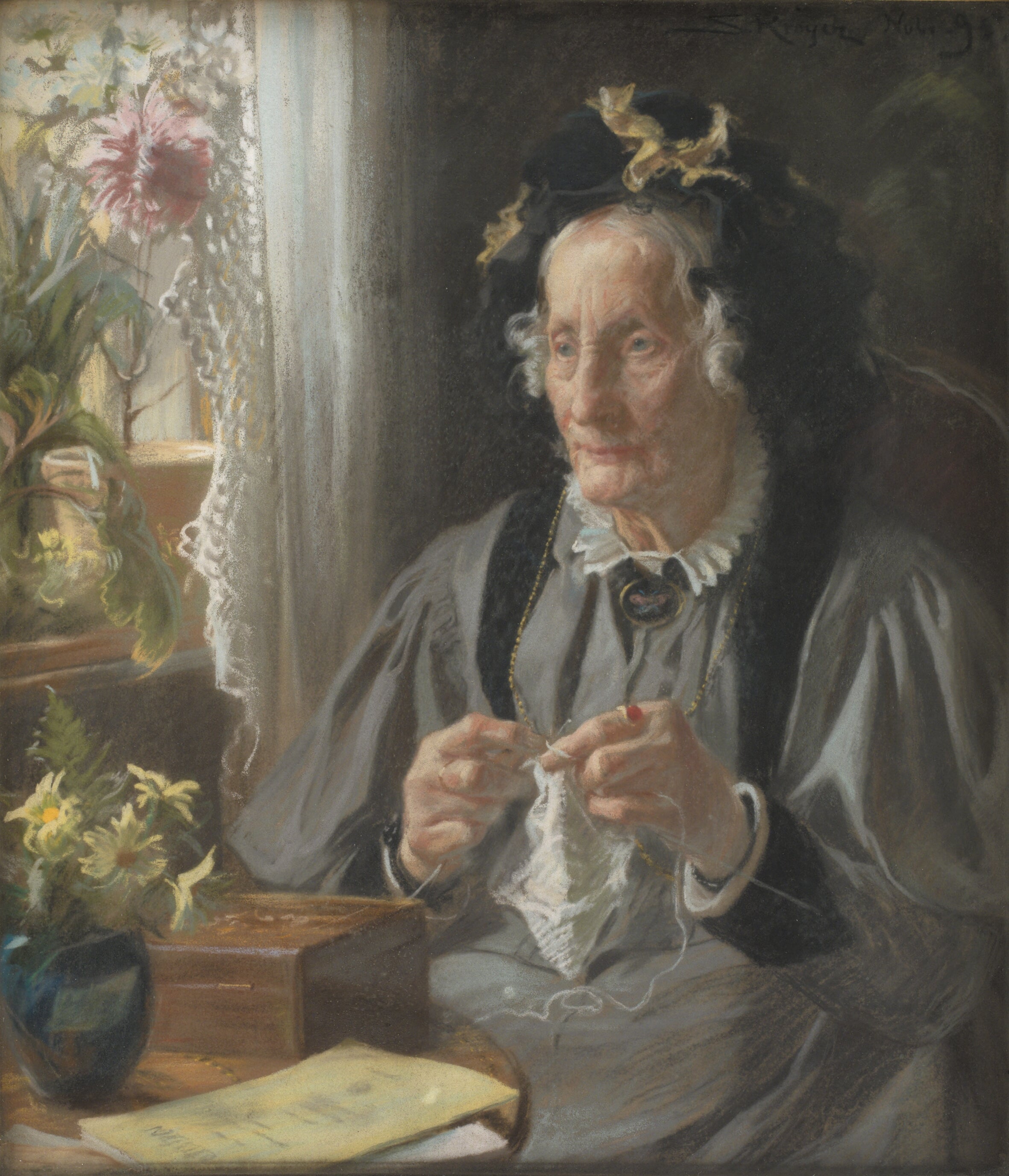 Portrait de Mme S. A. Casse, née Engelbreth - Peder Severin Krøyer