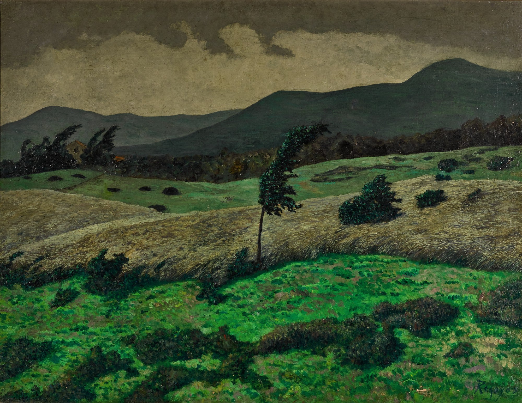 Tempête dans les Pyrénées - Darío de Regoyos