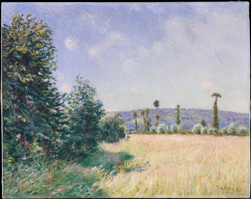 Sahurs ängar i morgonsolen - Alfred Sisley