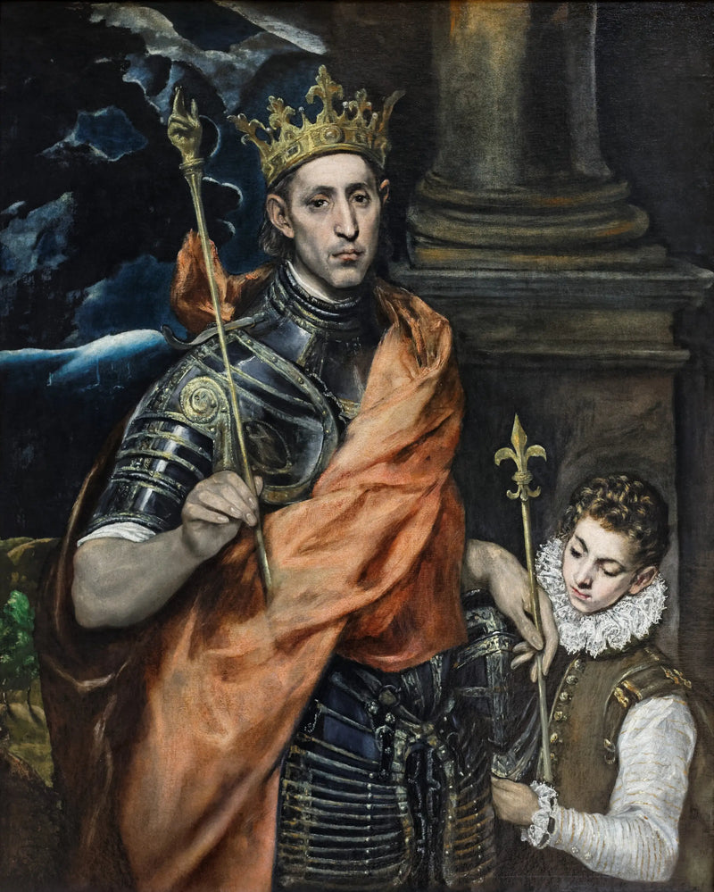 Saint Louis, kung av Frankrike - El Greco