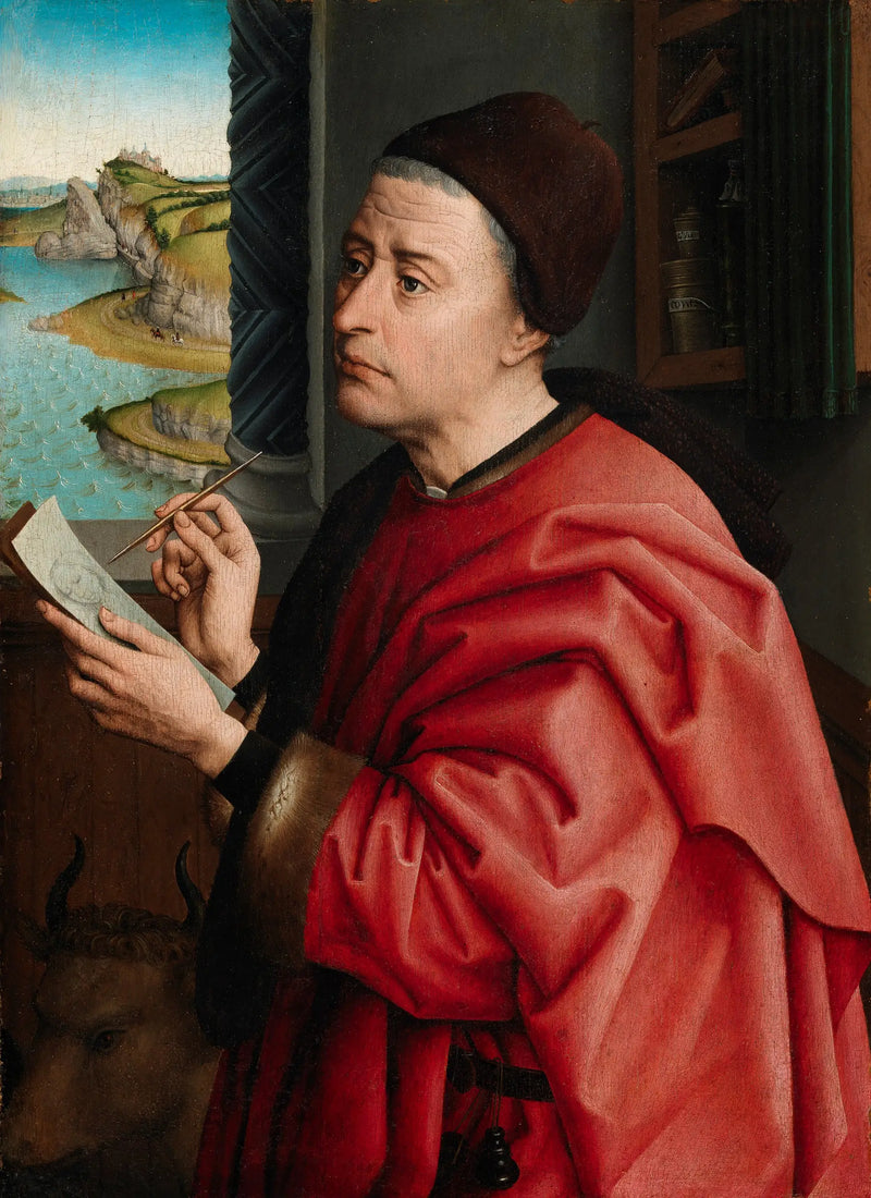 Saint Luc som avbildar Jungfru Maria - Rogier van der Weyden