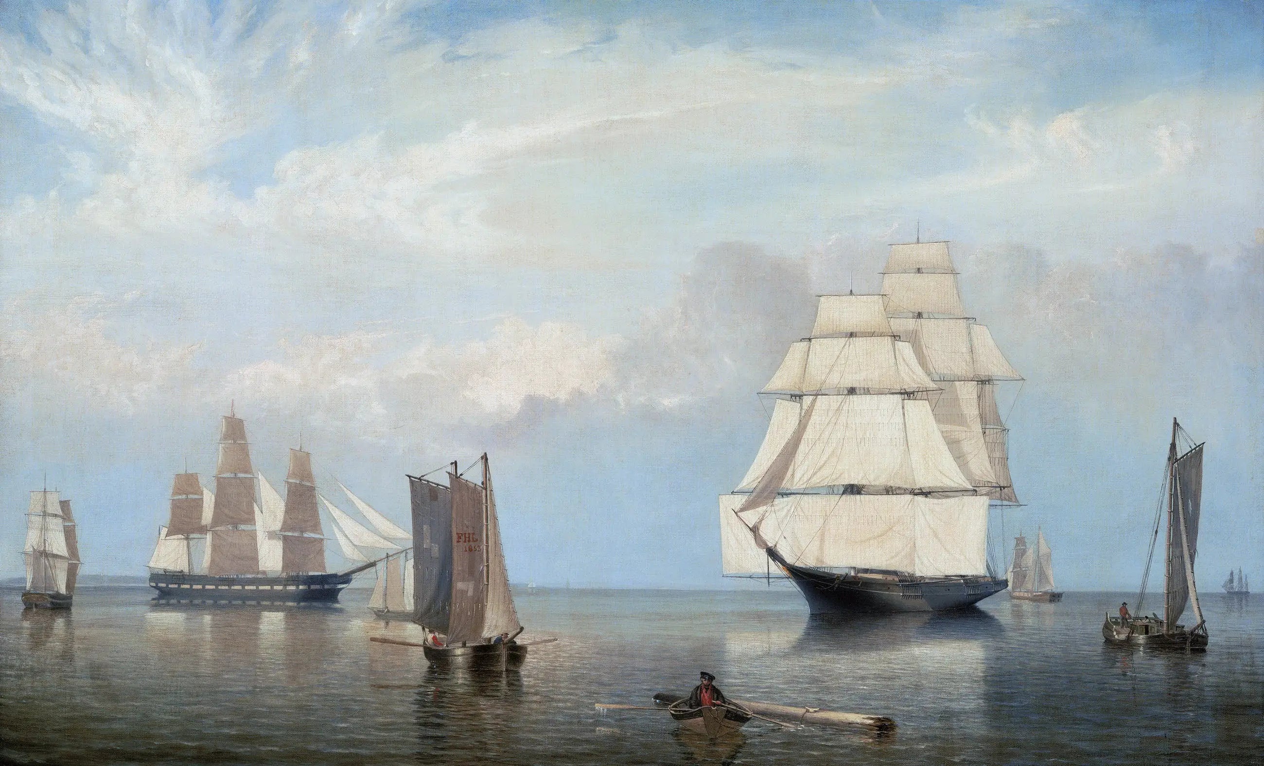 Port de Salem - Fitz Henry Lane - Alpha Reproduction