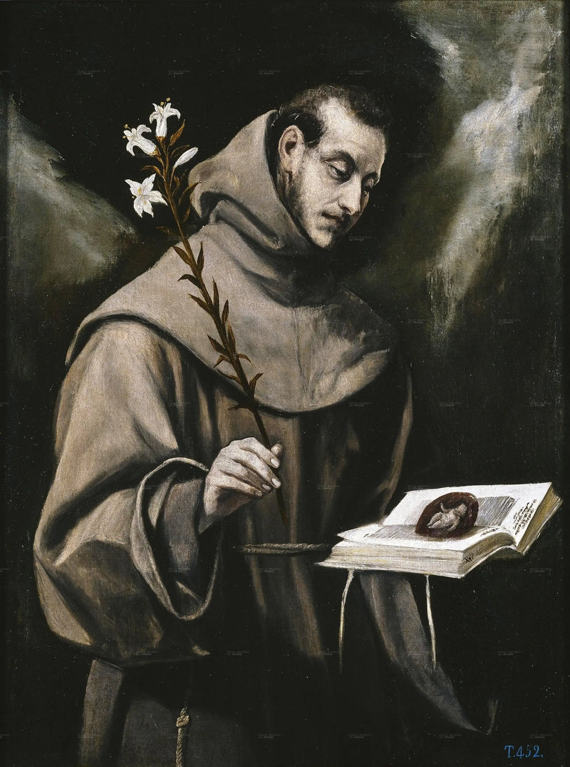 Sankt Antonius av Padua - El Greco