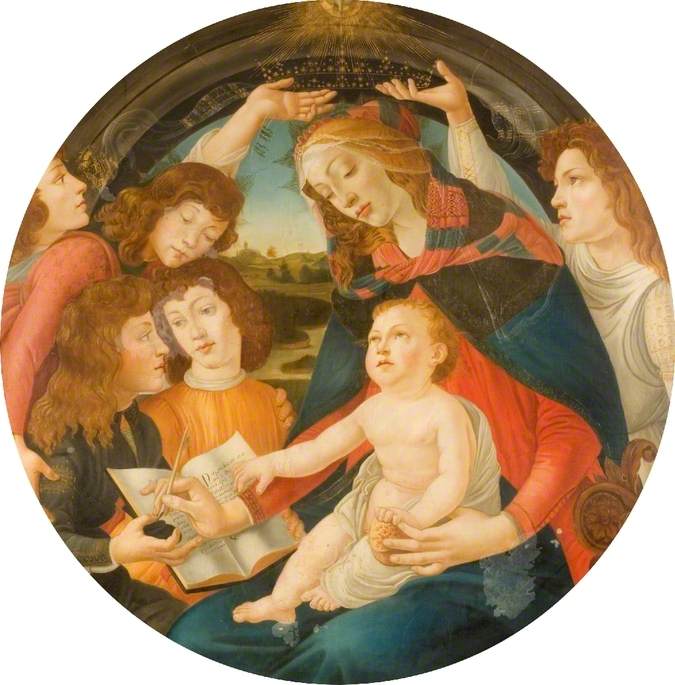 Madonnan av Magnificat - Sandro Botticelli