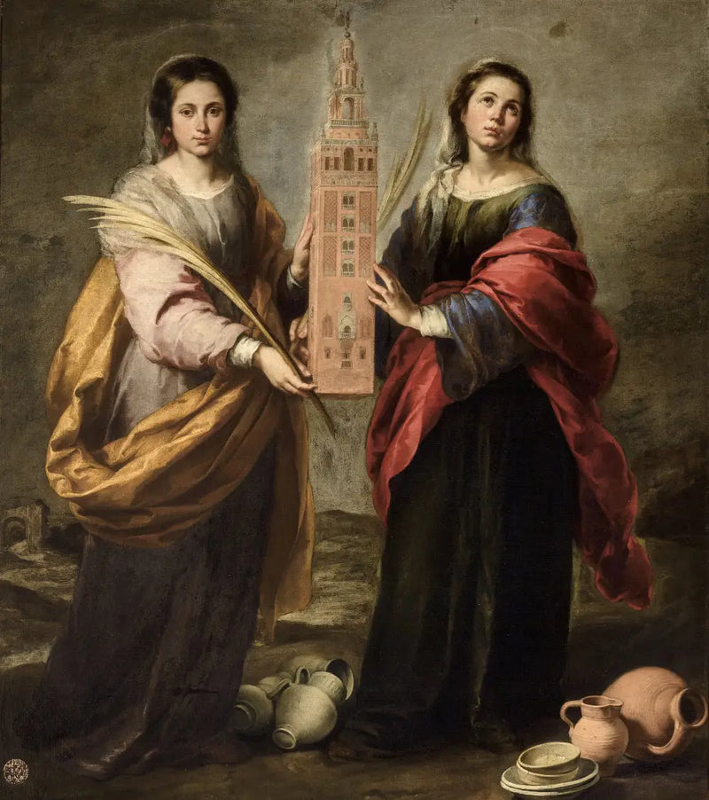 Sainte Justa och Sainte Rufina - Bartolomé Esteban Murillo
