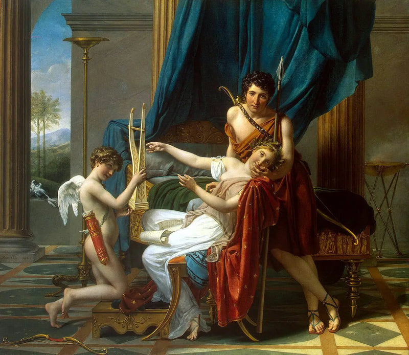 Sapho, Phaon och Kärleken - Jacques-Louis David