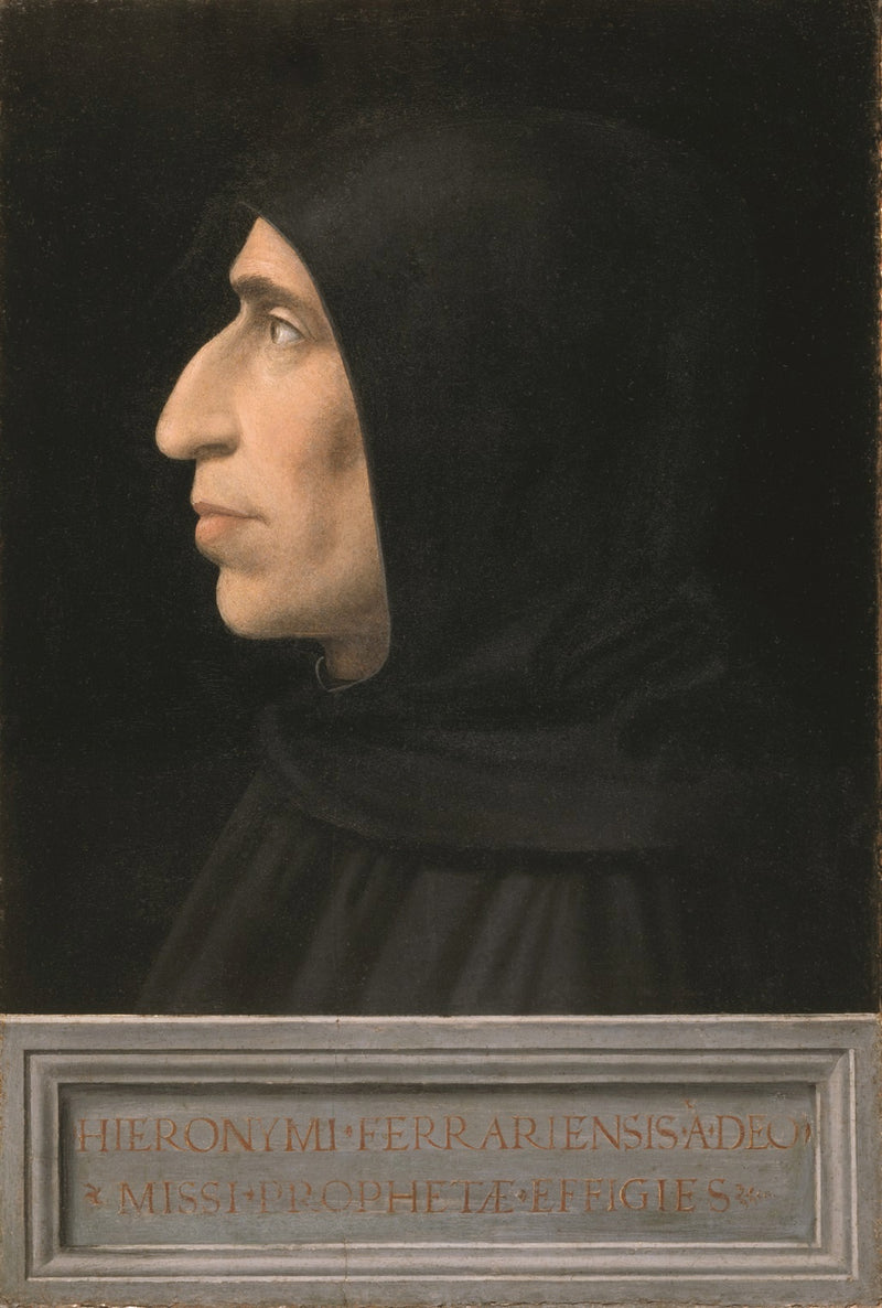 Porträtt av Jérôme Savonarole - Fra Bartolomeo