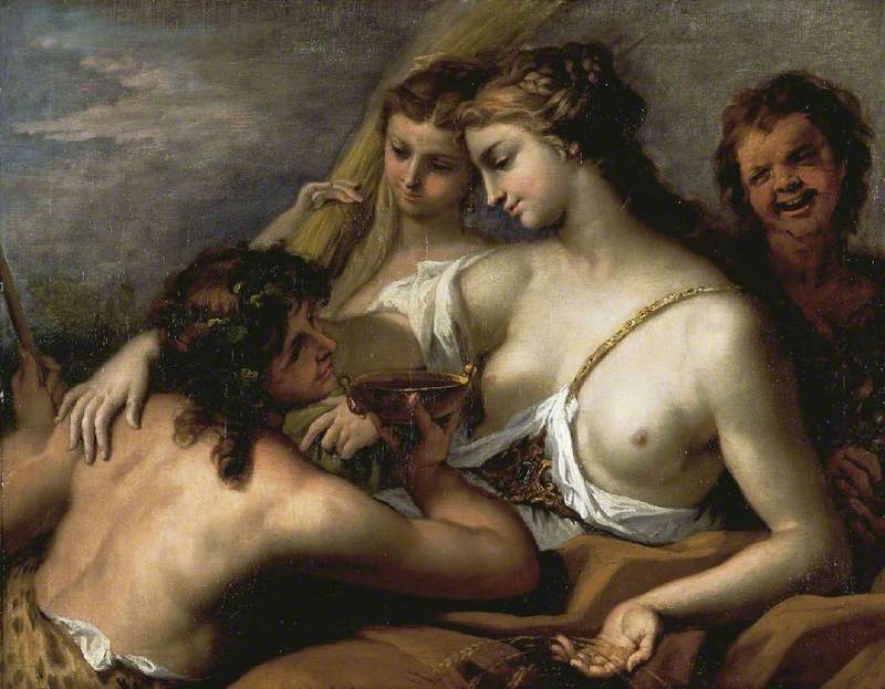Bacchus och Ceres - Sebastiano Ricci