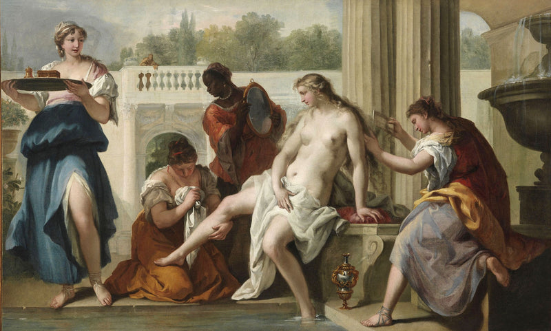 Bethsabée i sitt bad - Sebastiano Ricci