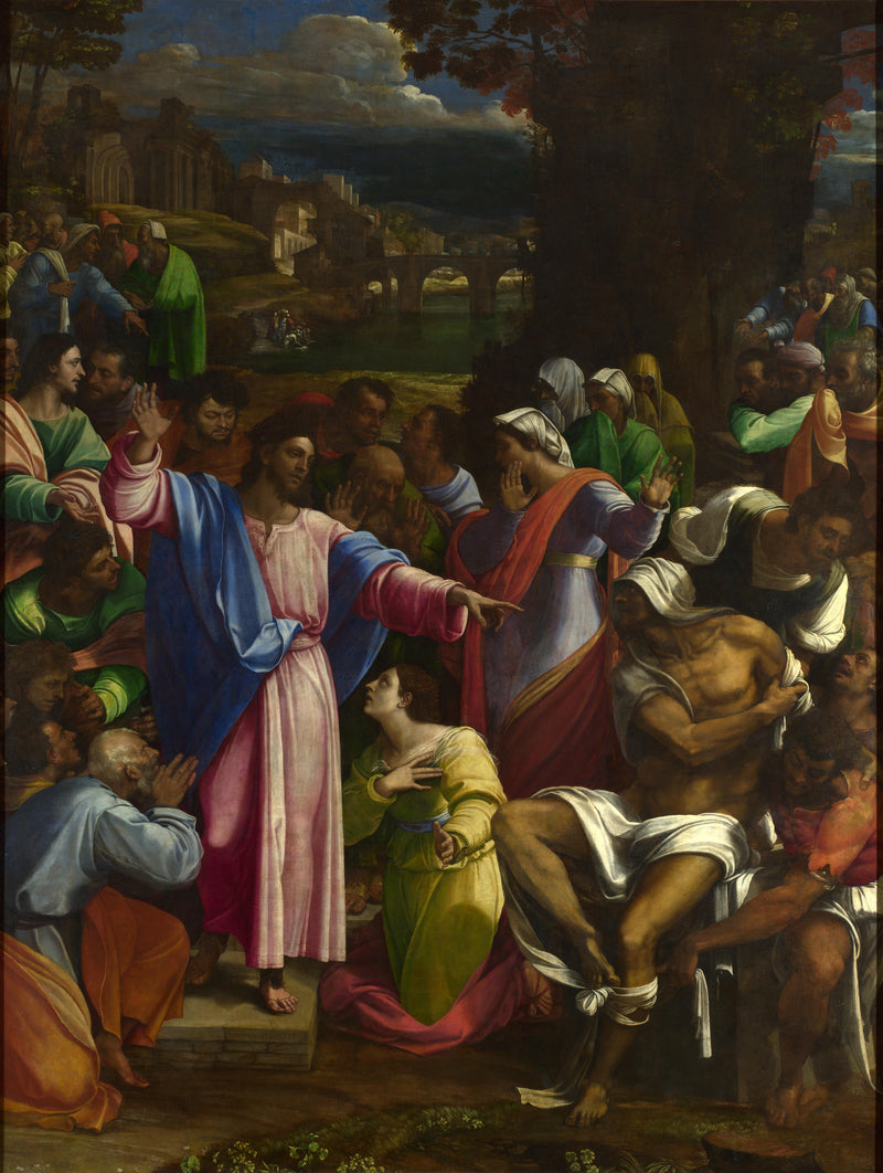 Uppståndelsen av Lazare - Sebastiano del Piombo