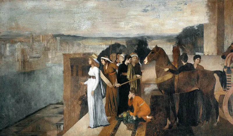 Semiramis bygger Babylon - Edgar Degas