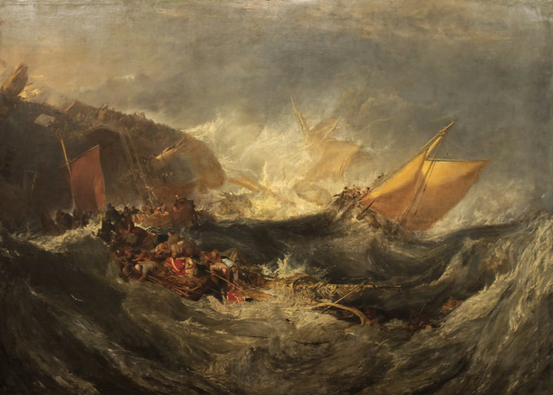 Fartygswrak - J. M. W. Turner